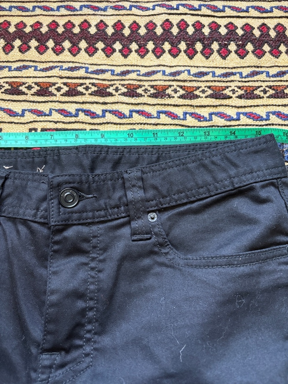 Prana Slim Fit Black Pants 30 x 30 - Picture 4 of 5
